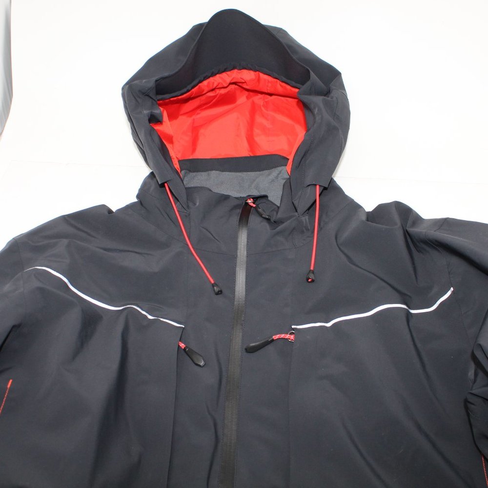 Duluth Trading Co Black Performance Jacket with Red Accents - Picture 9 of 13